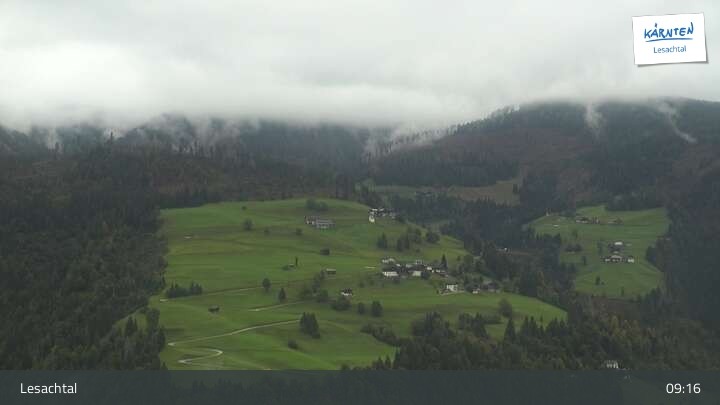 Archiv Foto Webcam Lesachtal in Kärnten