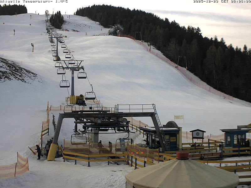 Archiv Foto Webcam Talstation Gschwandtkopf, Seefeld