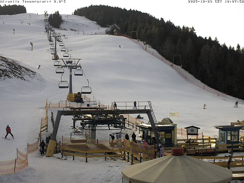 Archiv Foto Webcam Talstation Gschwandtkopf, Seefeld