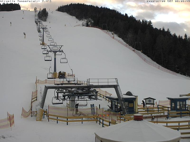 Archiv Foto Webcam Talstation Gschwandtkopf, Seefeld