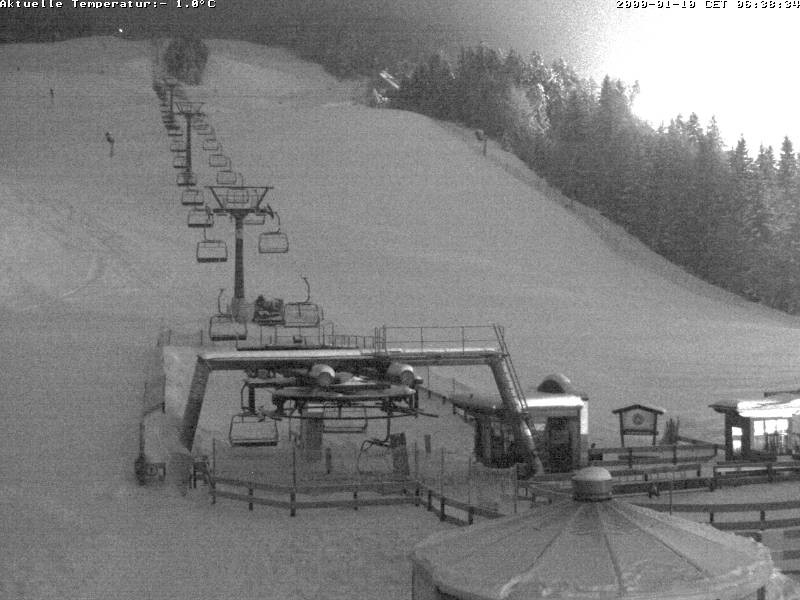 Archiv Foto Webcam Talstation Gschwandtkopf, Seefeld