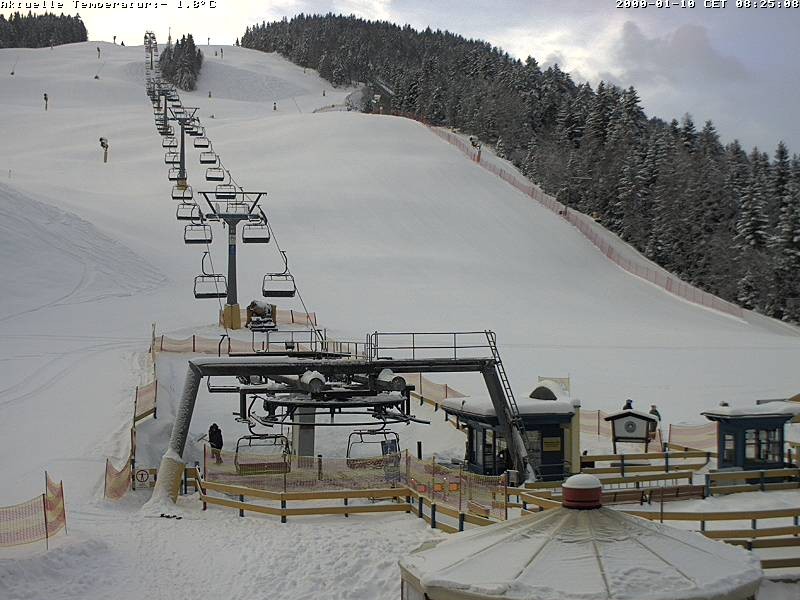 Archiv Foto Webcam Talstation Gschwandtkopf, Seefeld