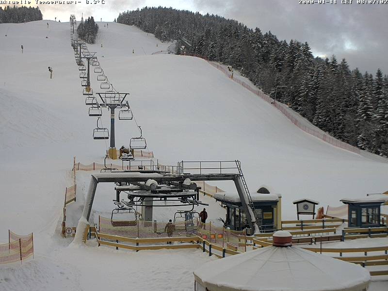 Archiv Foto Webcam Talstation Gschwandtkopf, Seefeld