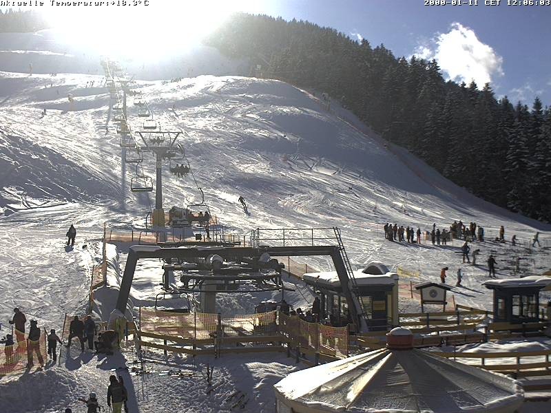 Archiv Foto Webcam Talstation Gschwandtkopf, Seefeld