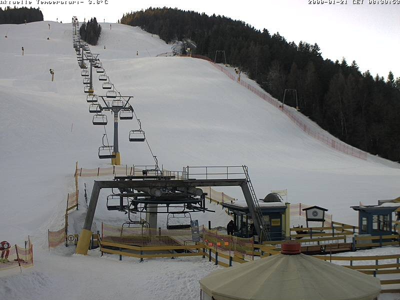 Archived image Webcam base station Gschwandtkopf, Seefeld