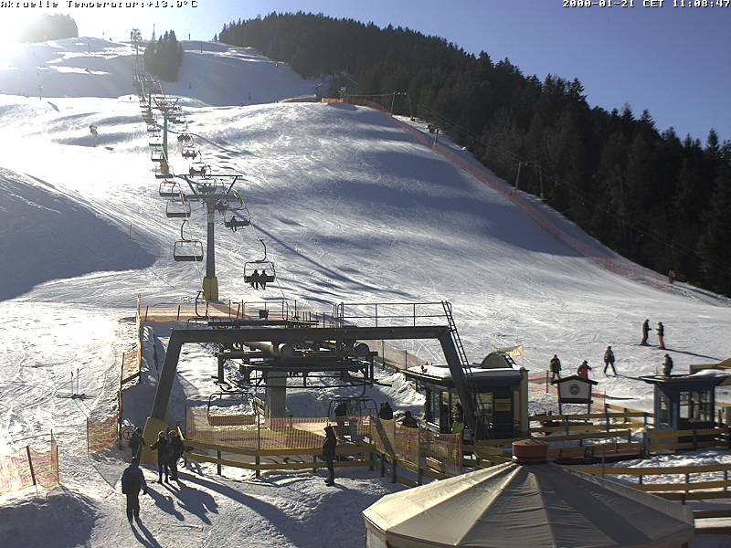 Archived image Webcam base station Gschwandtkopf, Seefeld