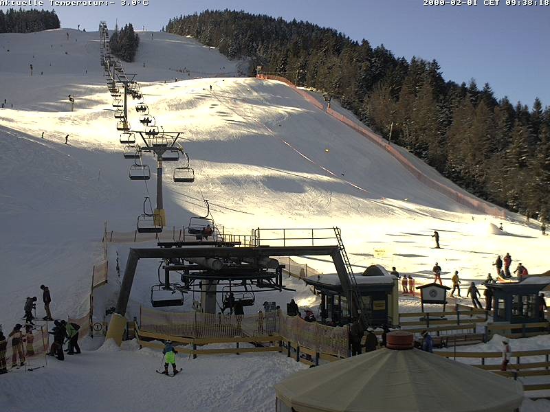 Archiv Foto Webcam Talstation Gschwandtkopf, Seefeld