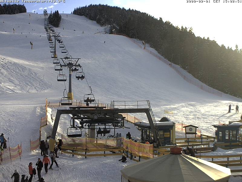 Archiv Foto Webcam Talstation Gschwandtkopf, Seefeld
