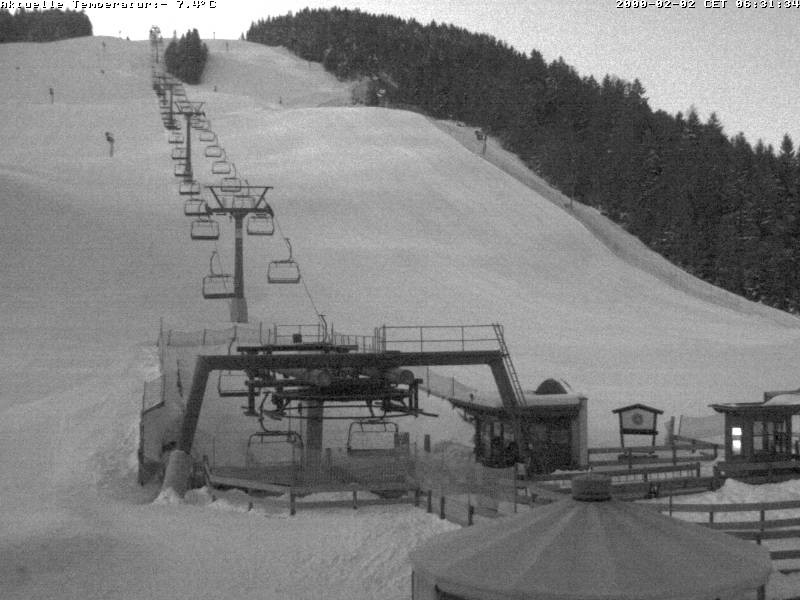 Archiv Foto Webcam Talstation Gschwandtkopf, Seefeld