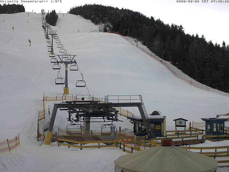 Archiv Foto Webcam Talstation Gschwandtkopf, Seefeld