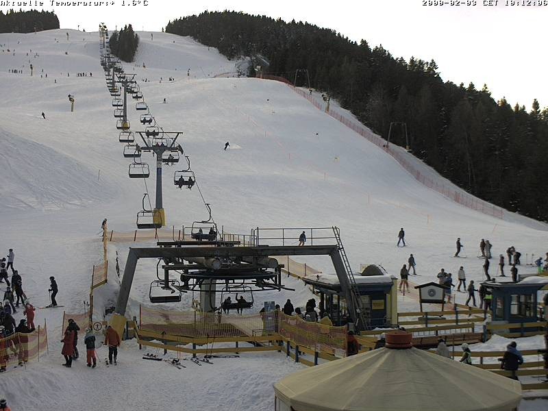 Archiv Foto Webcam Talstation Gschwandtkopf, Seefeld