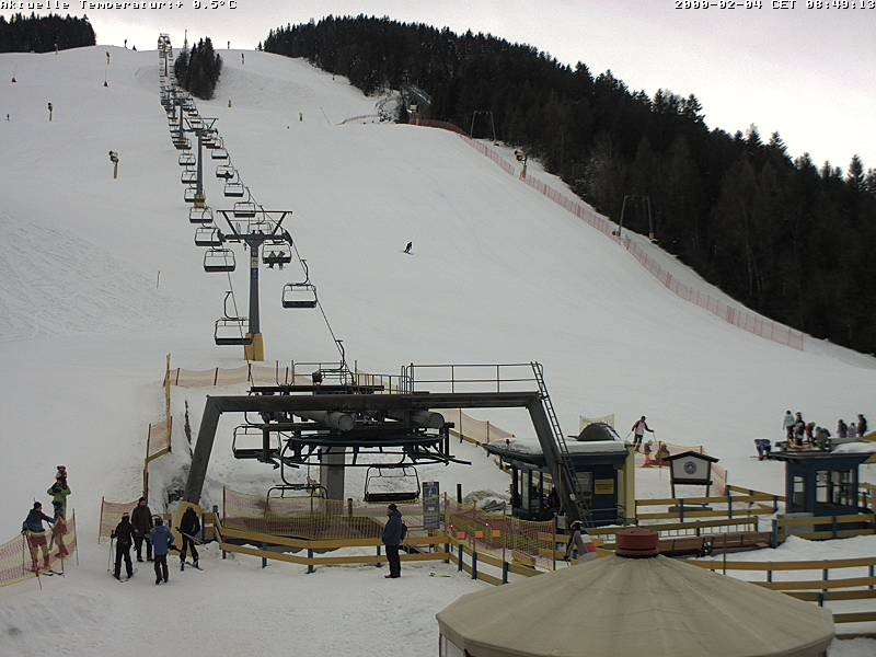 Archiv Foto Webcam Talstation Gschwandtkopf, Seefeld