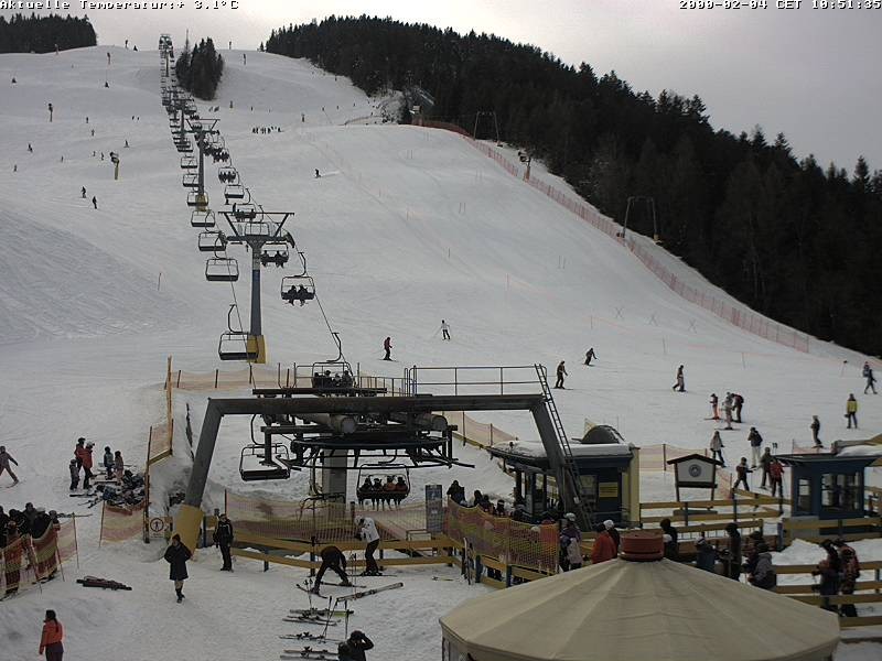 Archiv Foto Webcam Talstation Gschwandtkopf, Seefeld