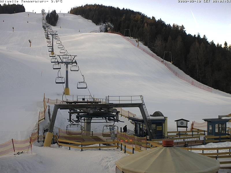 Archiv Foto Webcam Talstation Gschwandtkopf, Seefeld