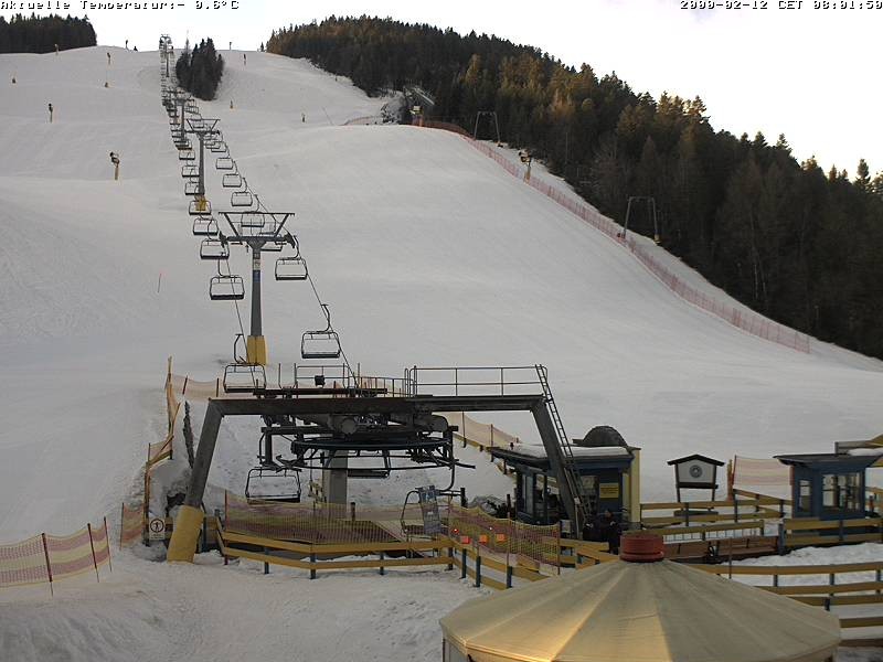 Archiv Foto Webcam Talstation Gschwandtkopf, Seefeld