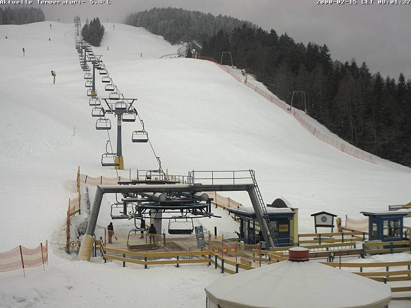 Archiv Foto Webcam Talstation Gschwandtkopf, Seefeld