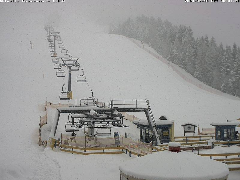 Archiv Foto Webcam Talstation Gschwandtkopf, Seefeld