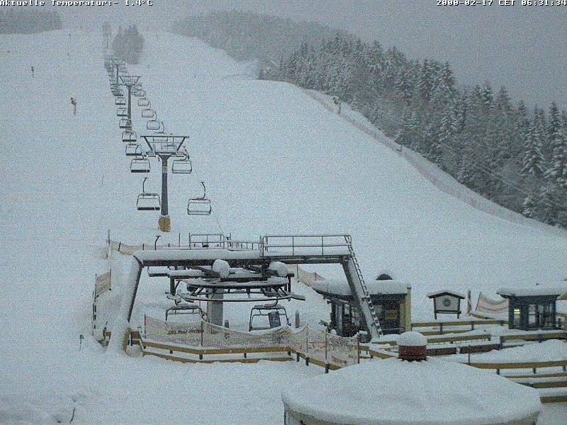 Archiv Foto Webcam Talstation Gschwandtkopf, Seefeld