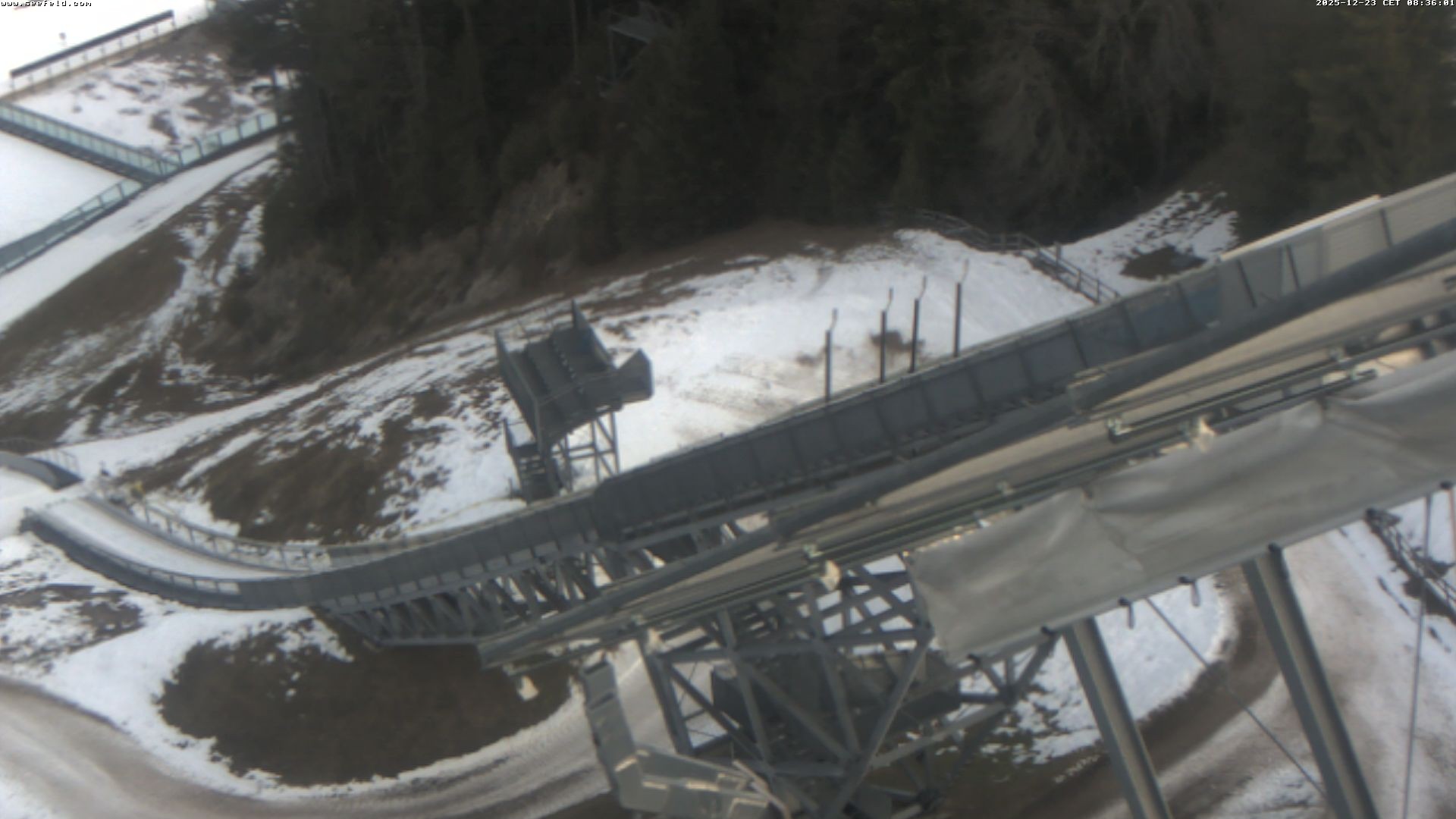 Archiv Foto Webcam Sprungschanze, Seefeld in Tirol