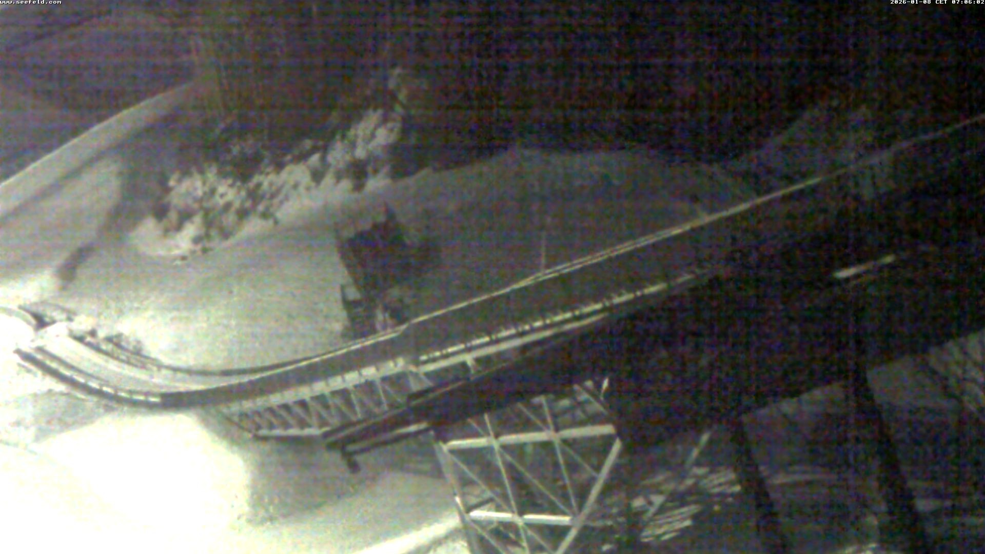 Archiv Foto Webcam Sprungschanze, Seefeld in Tirol