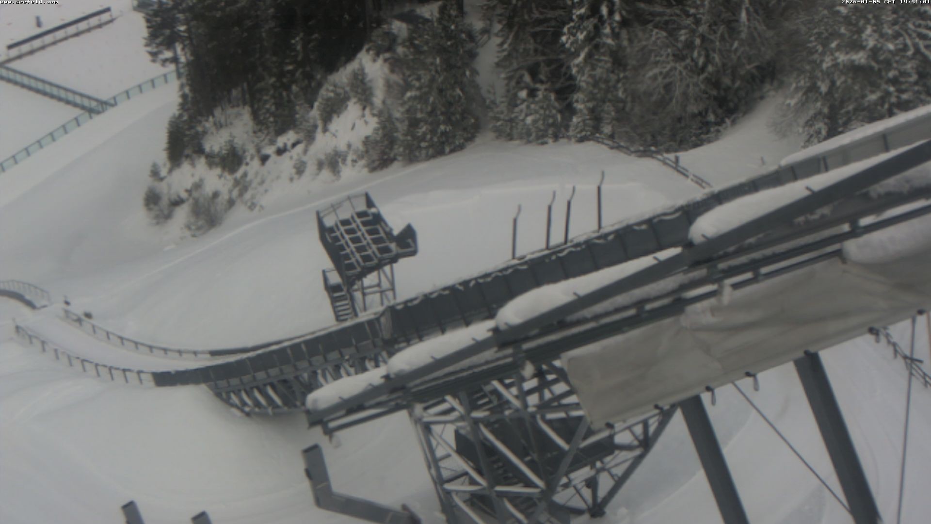 Archiv Foto Webcam Sprungschanze, Seefeld in Tirol