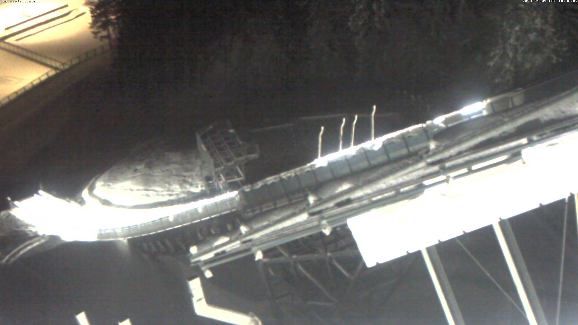 Archiv Foto Webcam Sprungschanze, Seefeld in Tirol