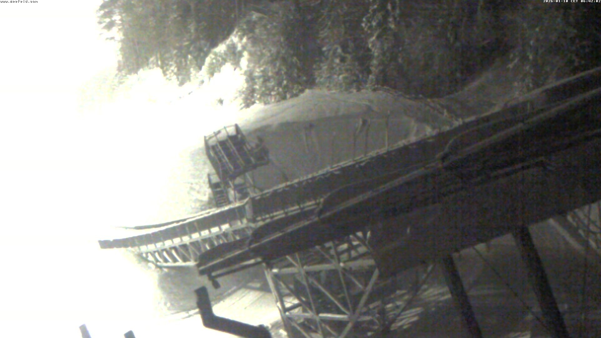 Archived image Webcam ski jump, Seefeld in Tyrol