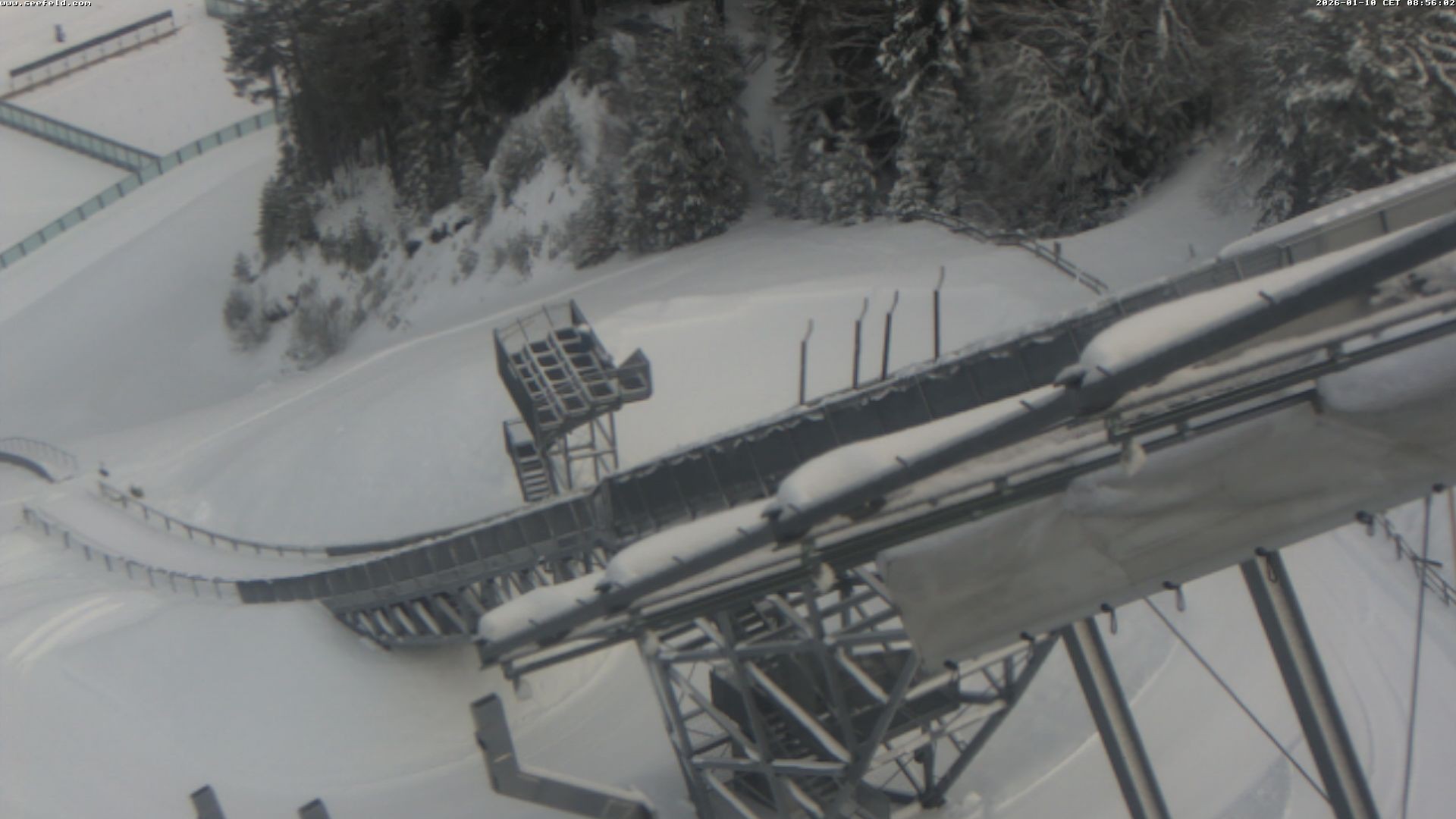 Archived image Webcam ski jump, Seefeld in Tyrol
