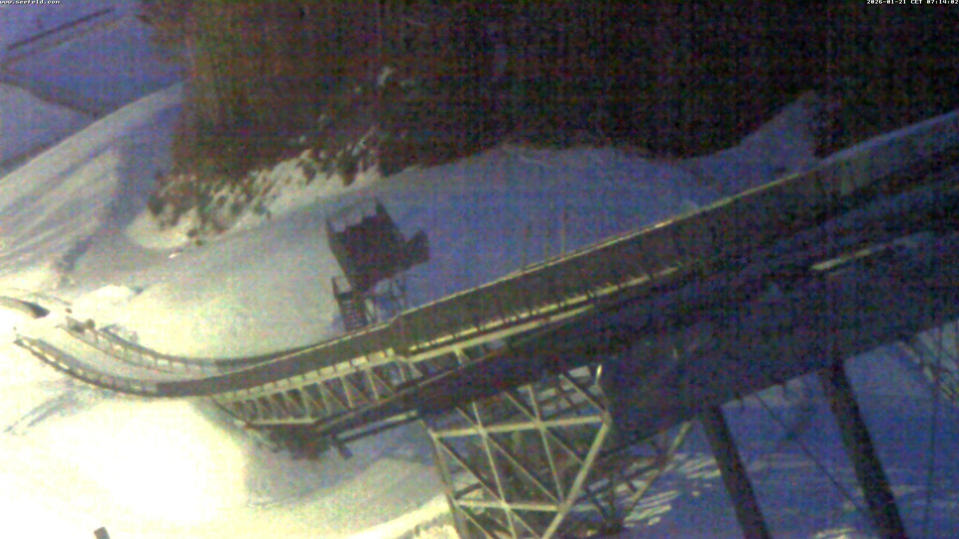 Archived image Webcam ski jump, Seefeld in Tyrol