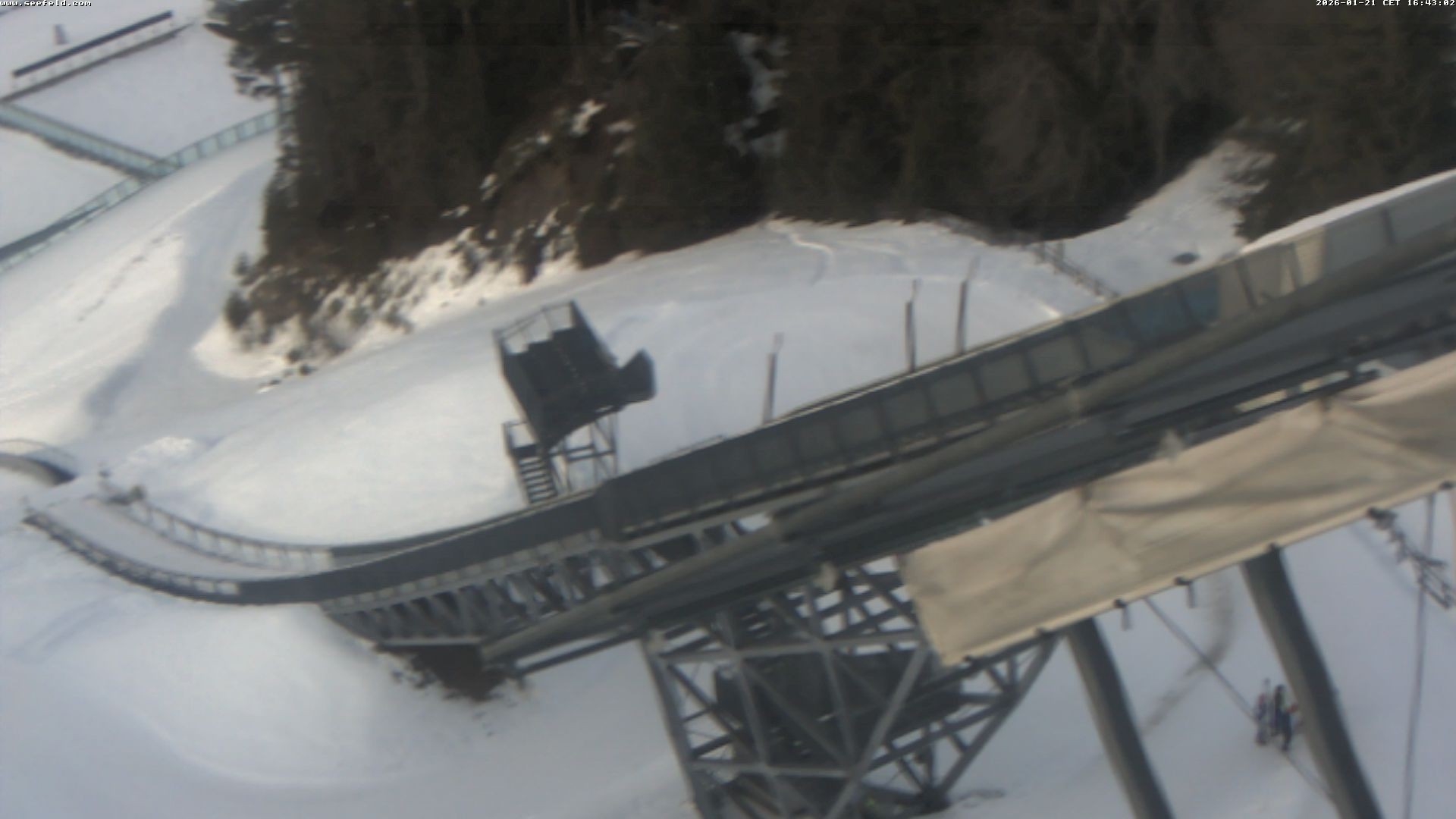 Archived image Webcam ski jump, Seefeld in Tyrol