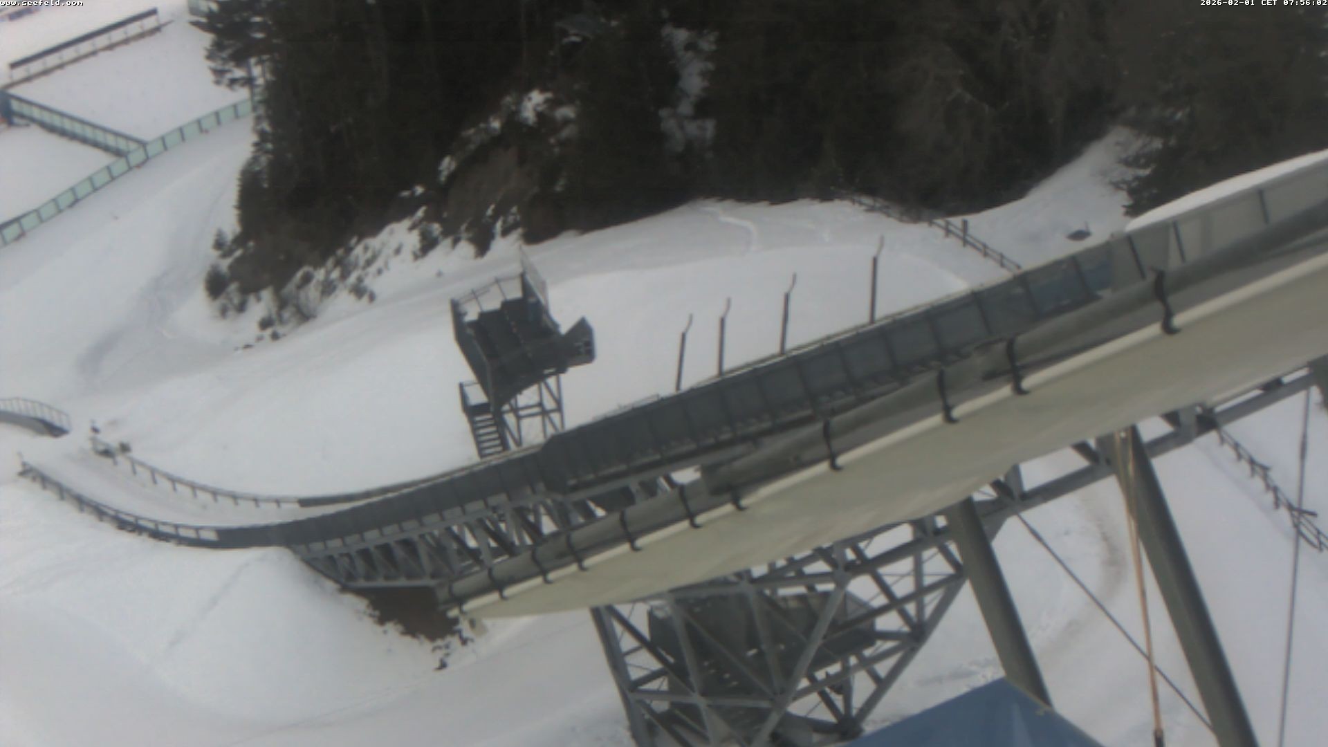 Archiv Foto Webcam Sprungschanze, Seefeld in Tirol