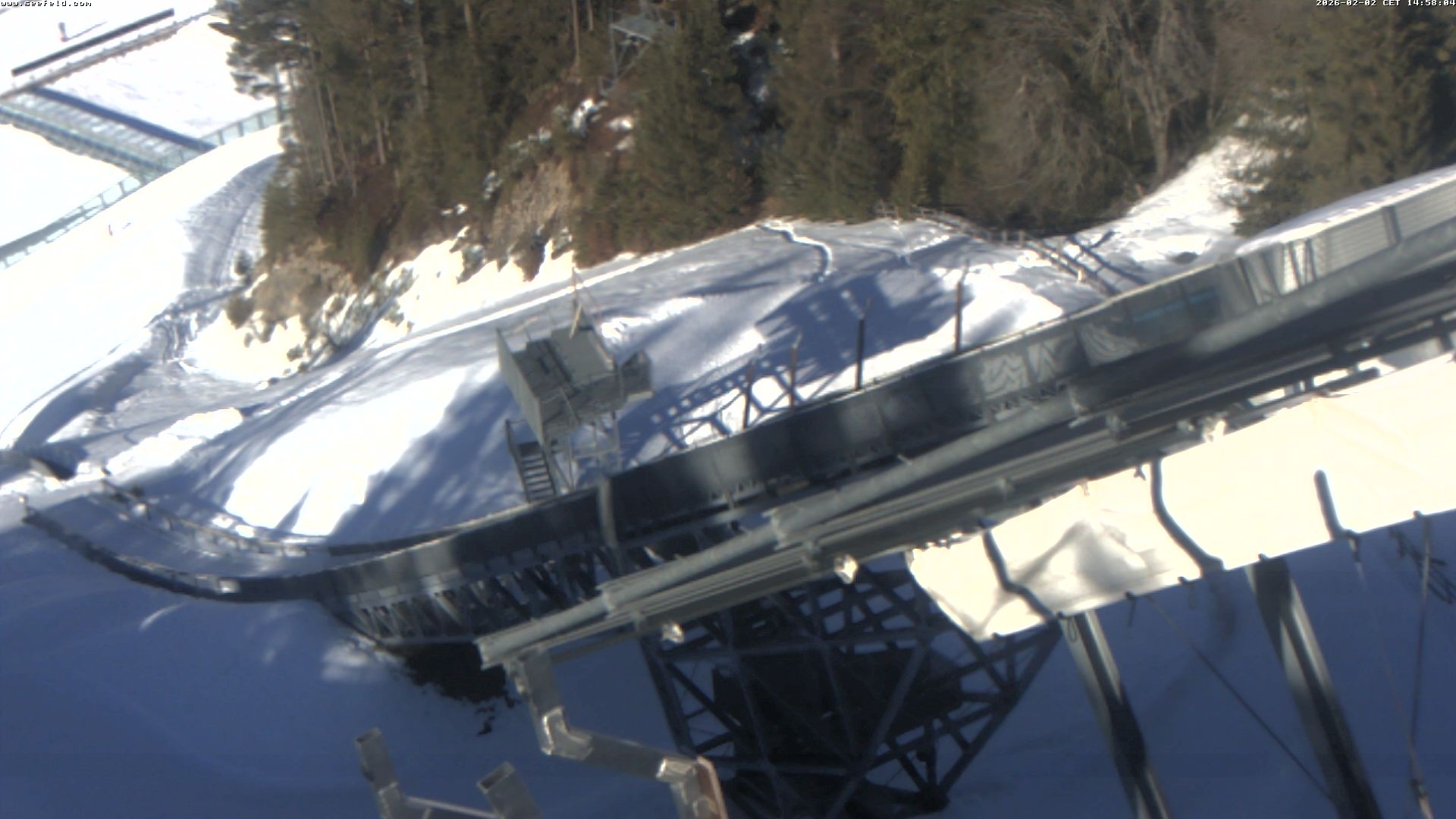 Archiv Foto Webcam Sprungschanze, Seefeld in Tirol