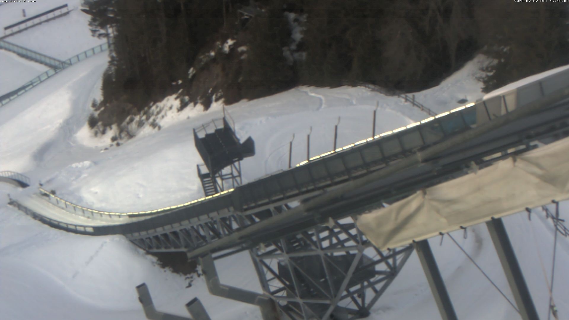 Archiv Foto Webcam Sprungschanze, Seefeld in Tirol