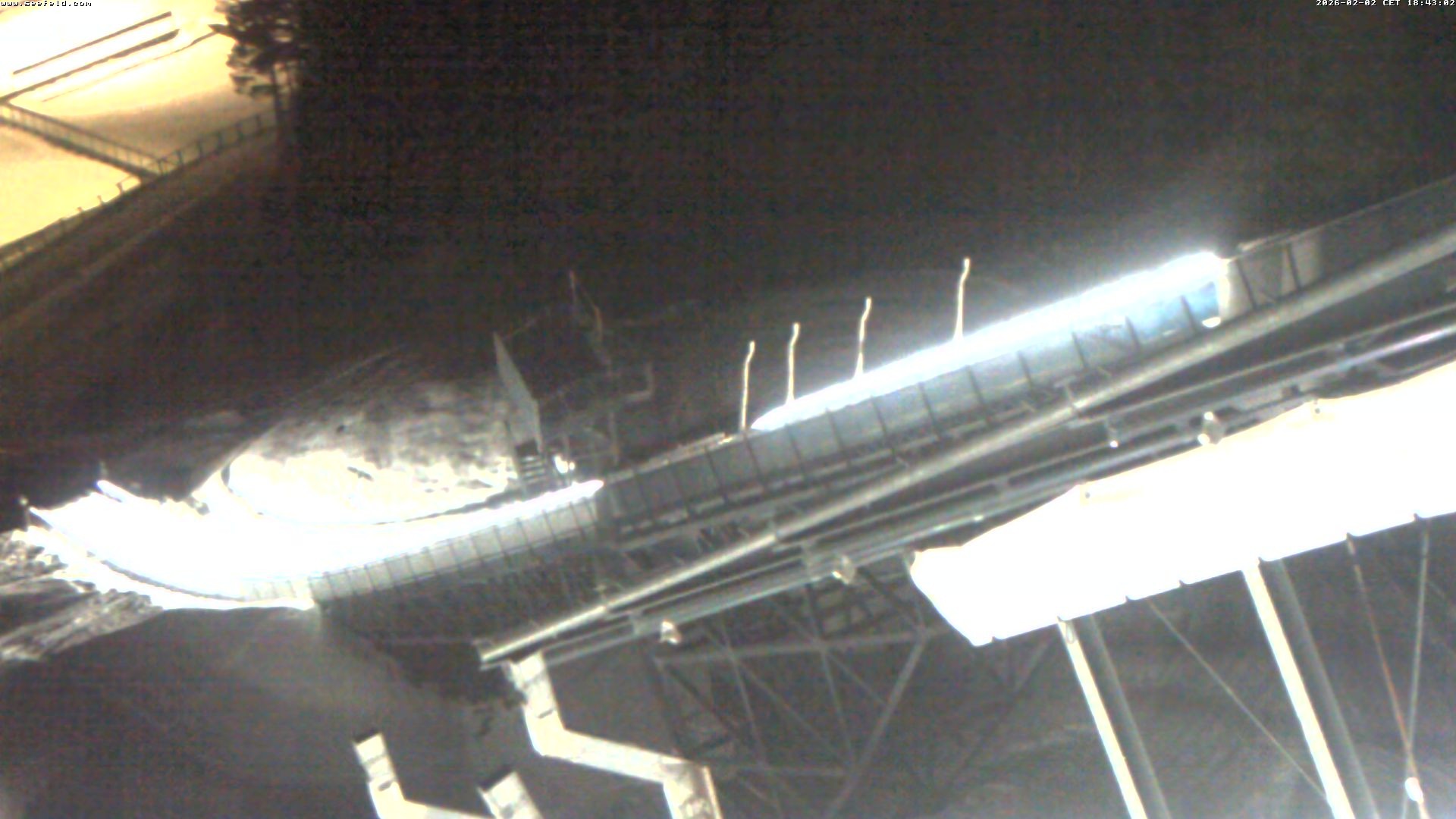 Archiv Foto Webcam Sprungschanze, Seefeld in Tirol