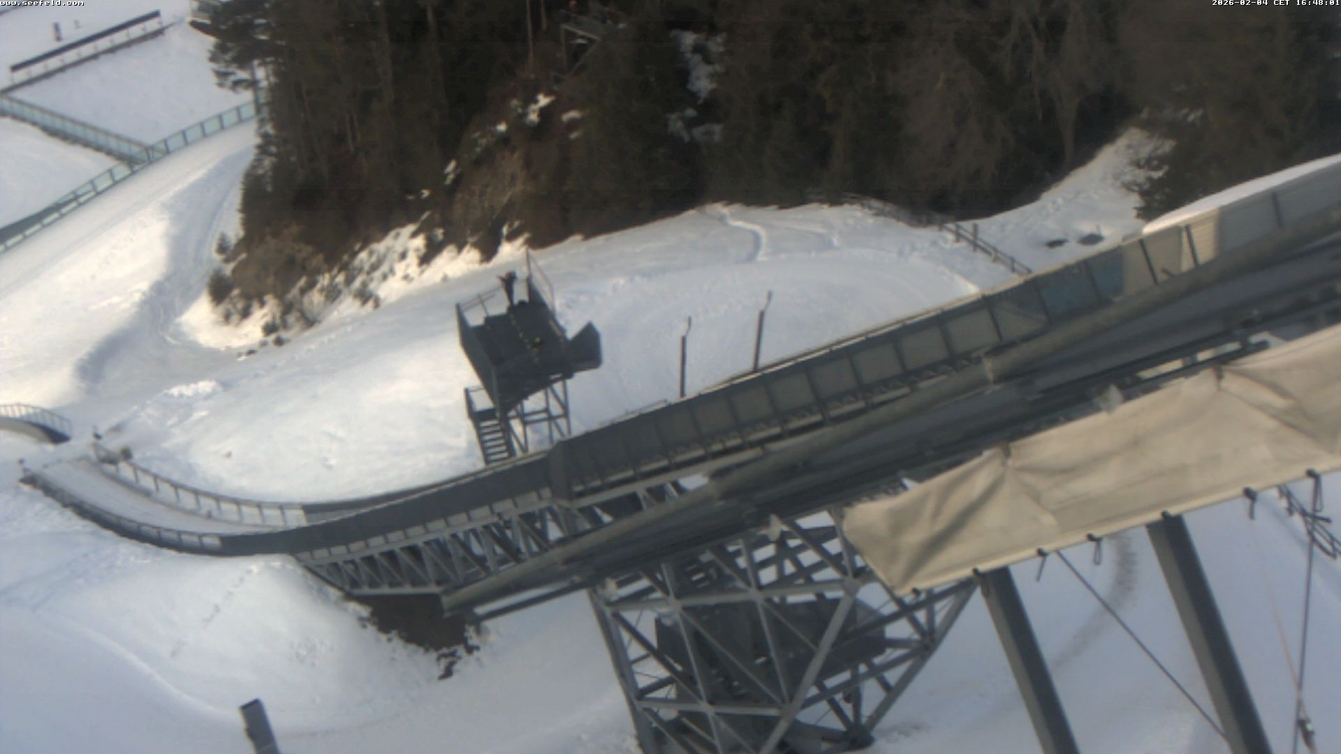 Archiv Foto Webcam Sprungschanze, Seefeld in Tirol