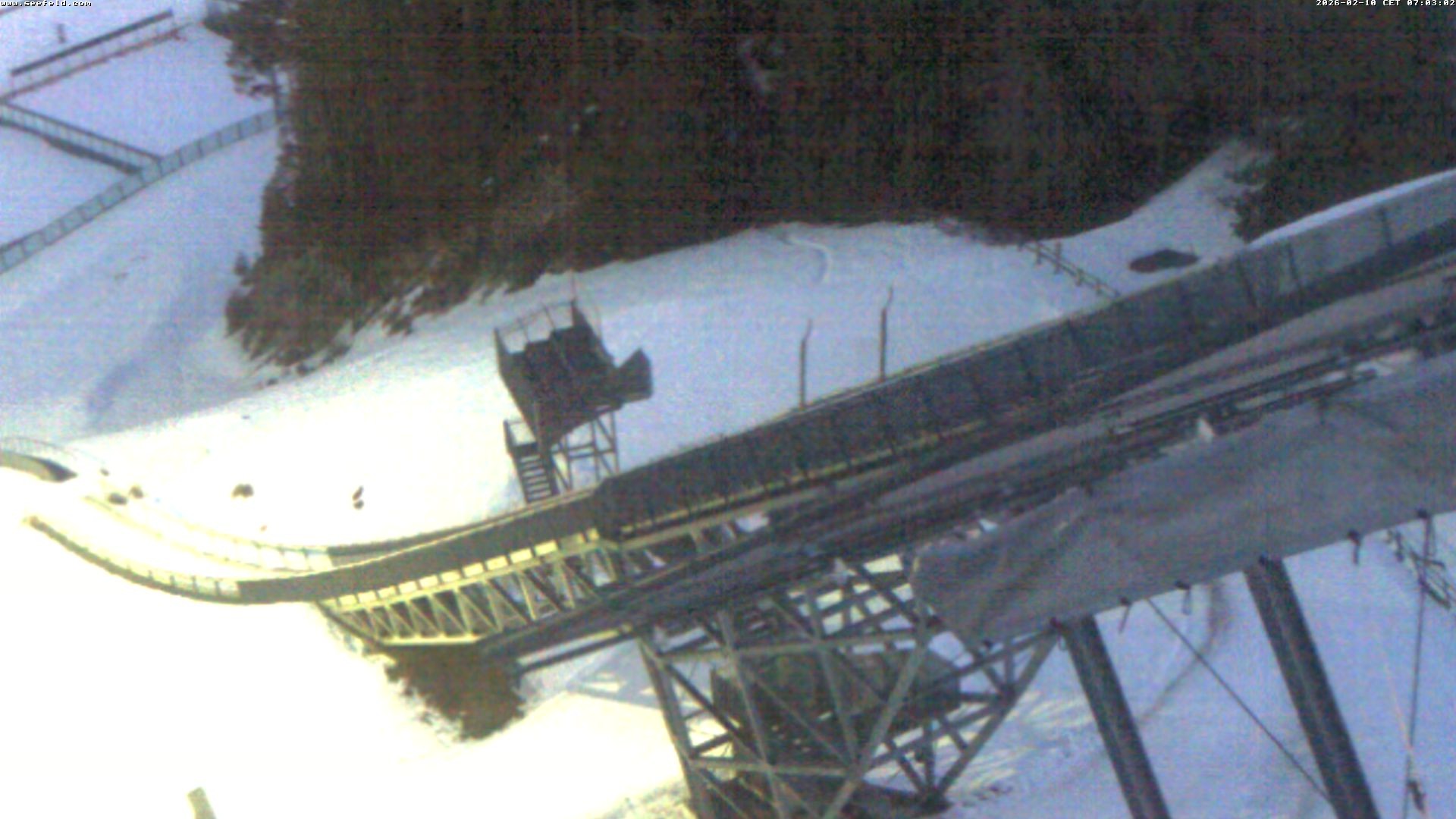 Archiv Foto Webcam Sprungschanze, Seefeld in Tirol