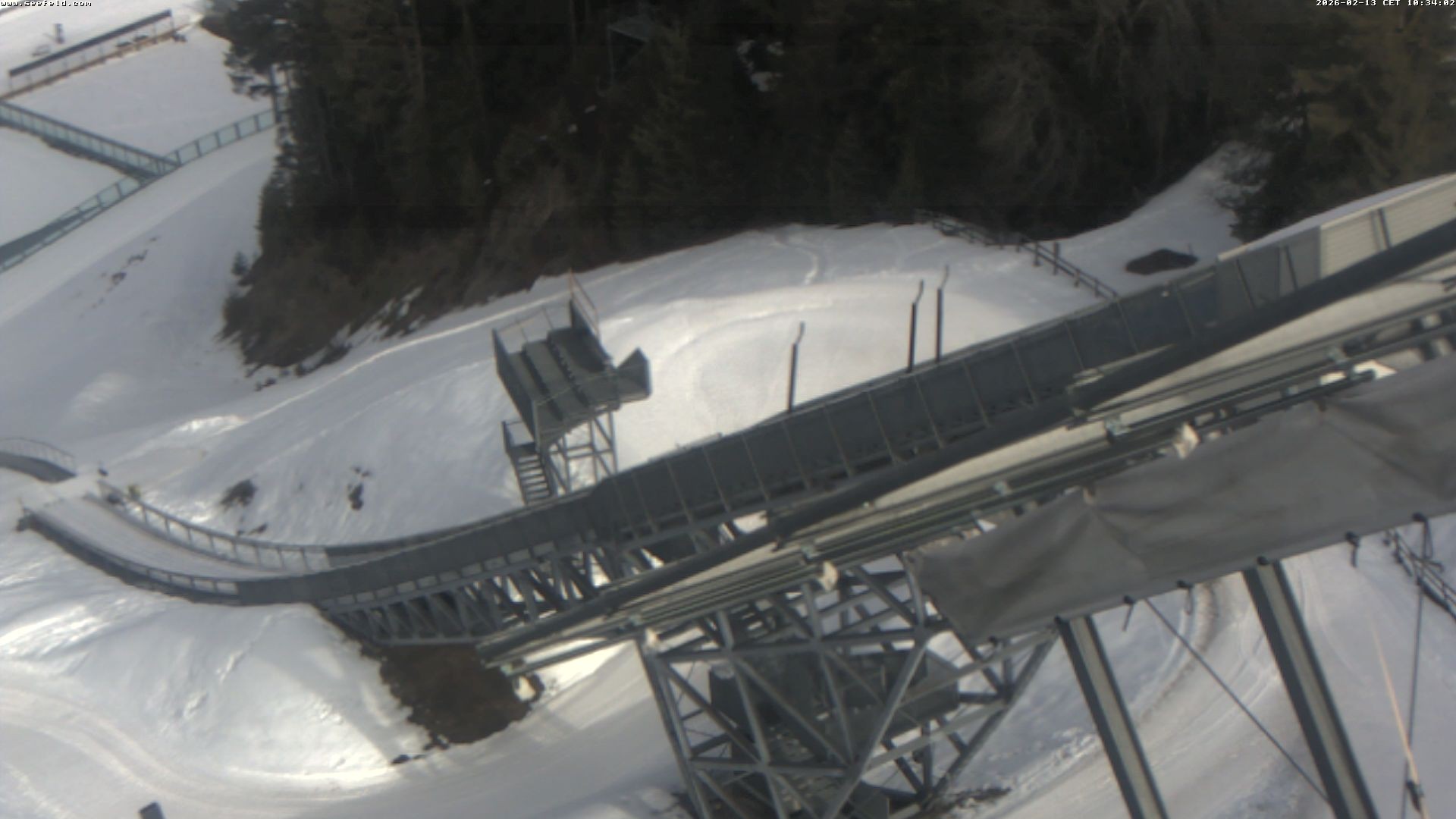 Archiv Foto Webcam Sprungschanze, Seefeld in Tirol