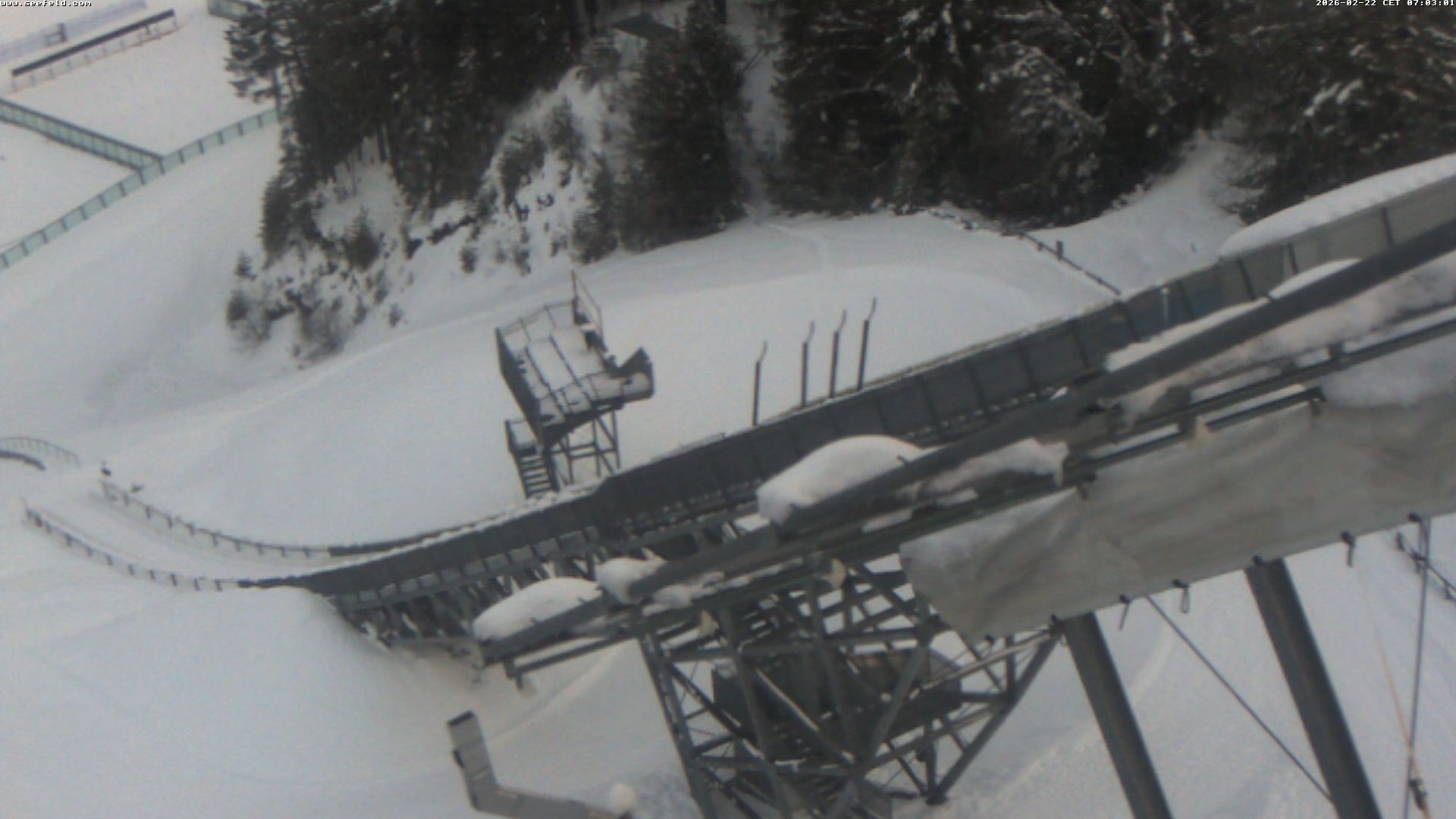 Archiv Foto Webcam Sprungschanze, Seefeld in Tirol