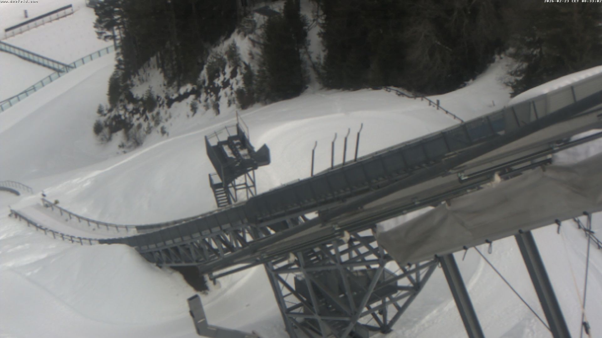 Archiv Foto Webcam Sprungschanze, Seefeld in Tirol