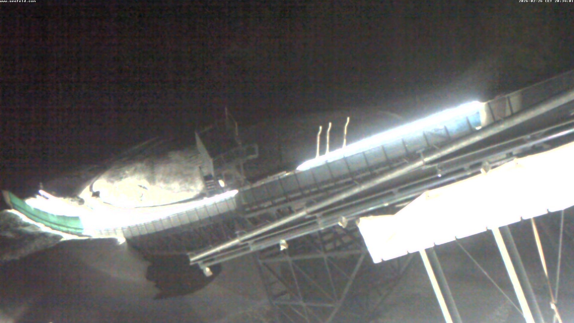 Archived image Webcam ski jump, Seefeld in Tyrol