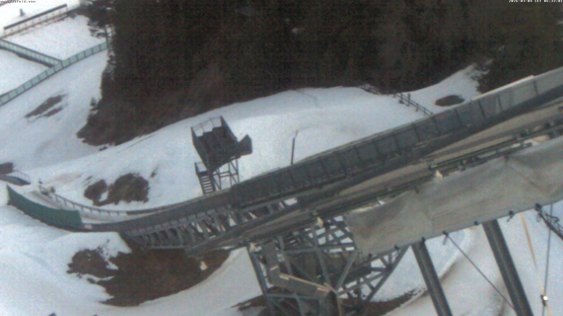 Archiv Foto Webcam Sprungschanze, Seefeld in Tirol