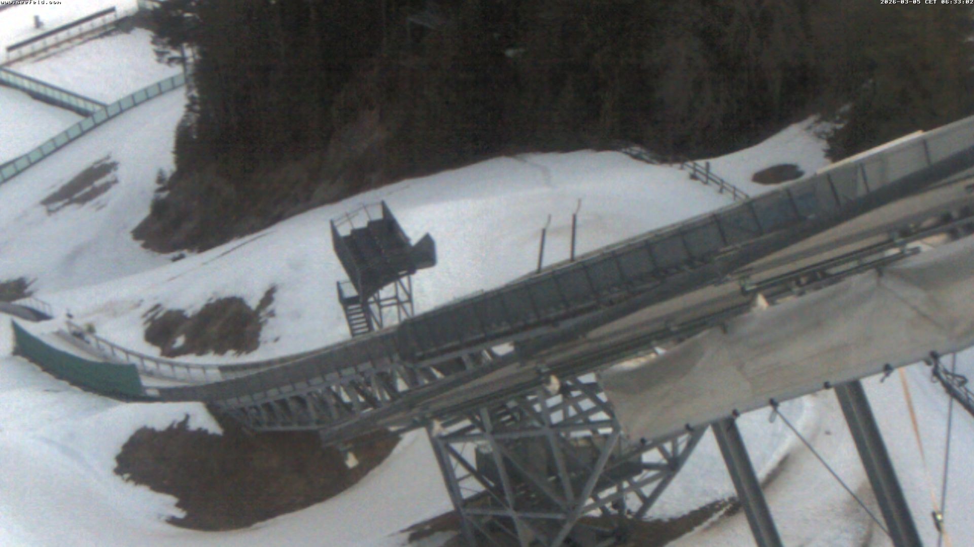 Archiv Foto Webcam Sprungschanze, Seefeld in Tirol