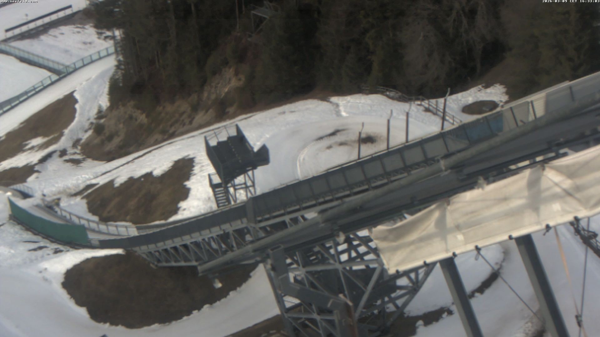 Archiv Foto Webcam Sprungschanze, Seefeld in Tirol