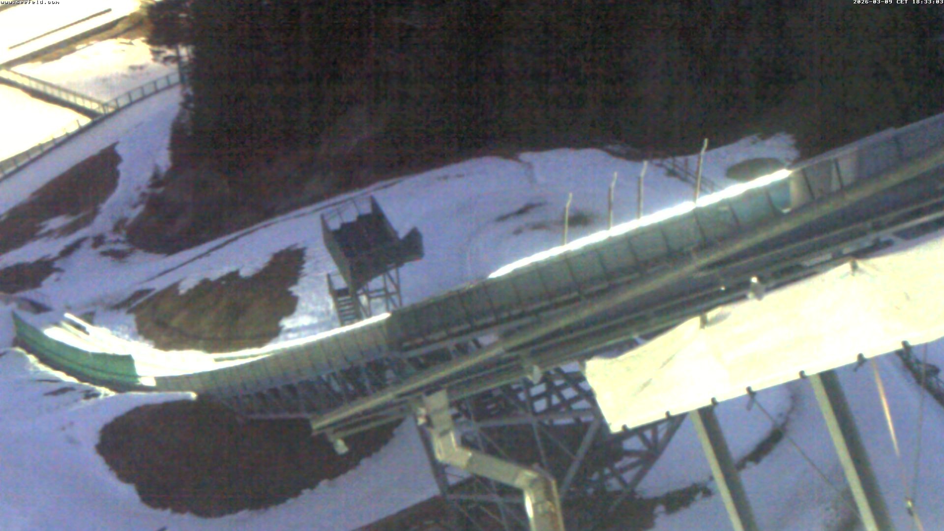 Archiv Foto Webcam Sprungschanze, Seefeld in Tirol