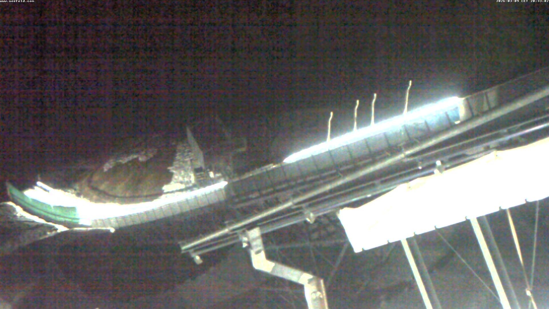 Archiv Foto Webcam Sprungschanze, Seefeld in Tirol