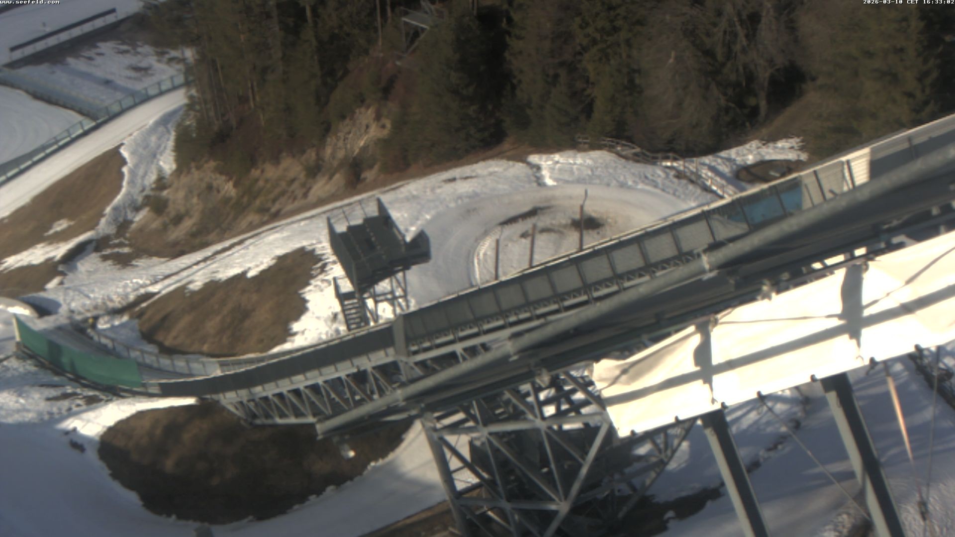 Archiv Foto Webcam Sprungschanze, Seefeld in Tirol