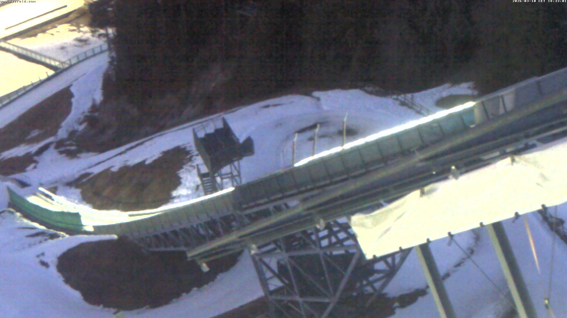 Archiv Foto Webcam Sprungschanze, Seefeld in Tirol