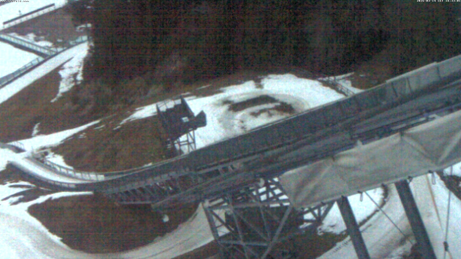 Archiv Foto Webcam Sprungschanze, Seefeld in Tirol