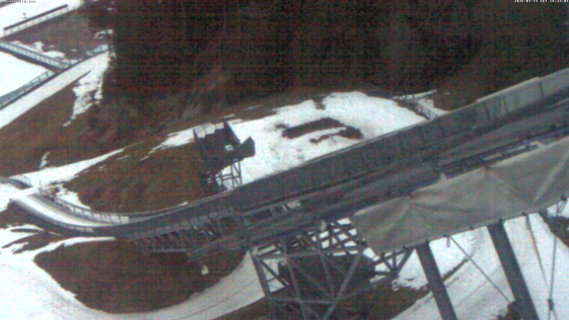 Archiv Foto Webcam Sprungschanze, Seefeld in Tirol