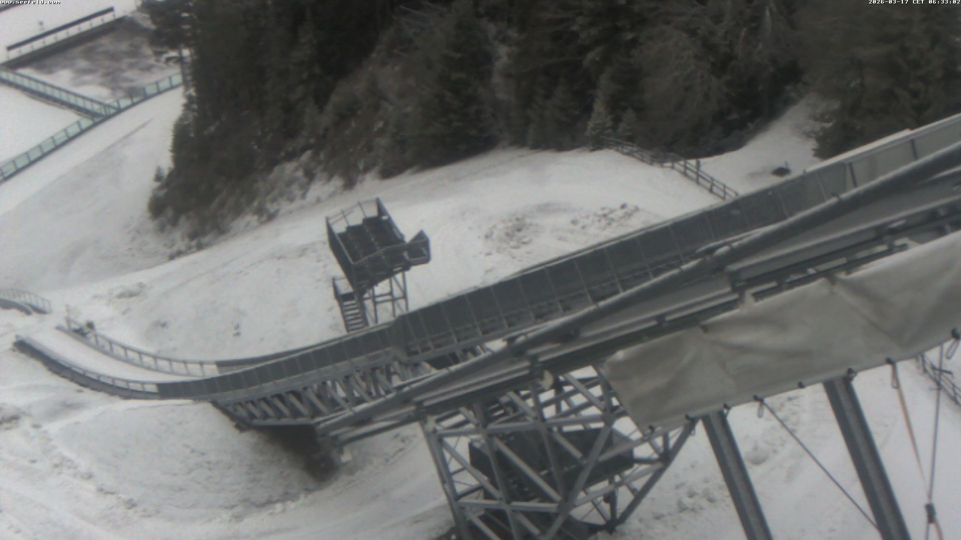 Archiv Foto Webcam Sprungschanze, Seefeld in Tirol